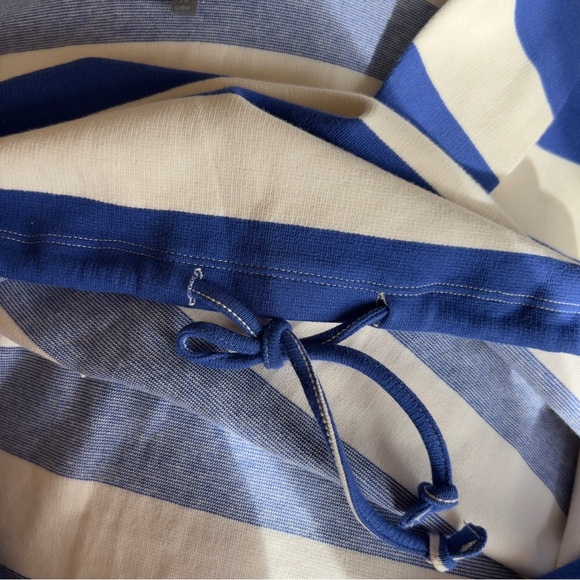 Anthropologie Sunday in Brooklyn Collared Structured nautical Crop Top Sz XL - Picture 6 of 7